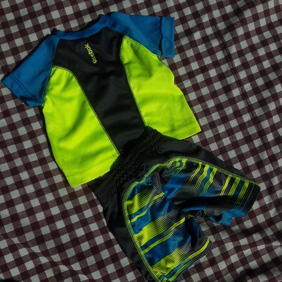 🍀3/15 Little baby boy Reebok Activewear Set size 0-3 - Picture 6 of 10